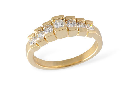 B138-27321: LDS WED RING .50 TW
