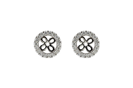 C232-85467: EARRING JACKETS .24 TW (FOR 0.75-1.00 CT TW STUDS)