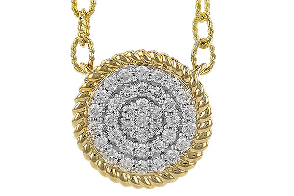 G319-26403: NECKLACE .32 TW (18")