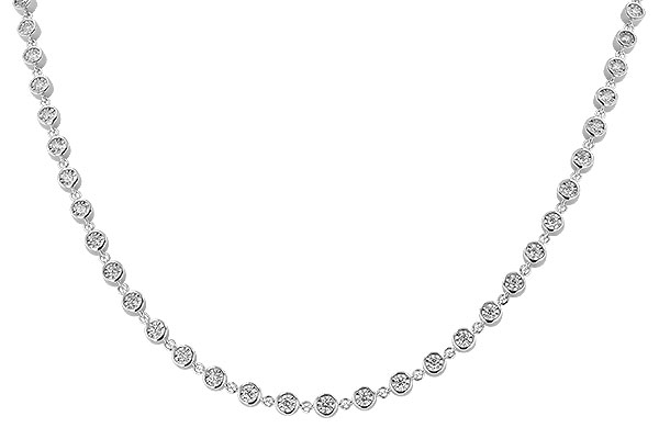G320-09148: NECKLACE 3.40 TW (18")