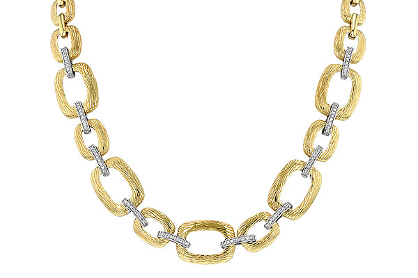 H051-90984: NECKLACE .48 TW (17 INCHES)