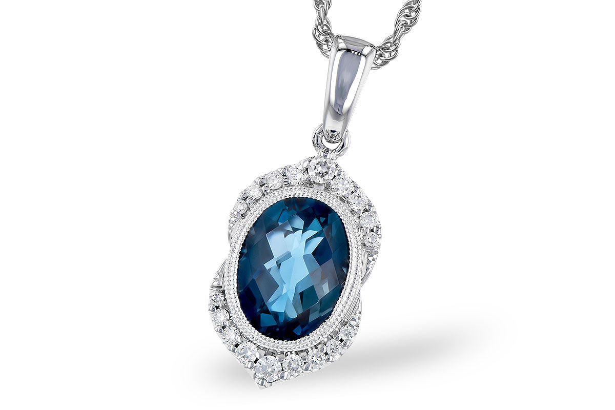 B318-35521: NECK 1.96 LONDON BLUE TOPAZ 2.10 TGW