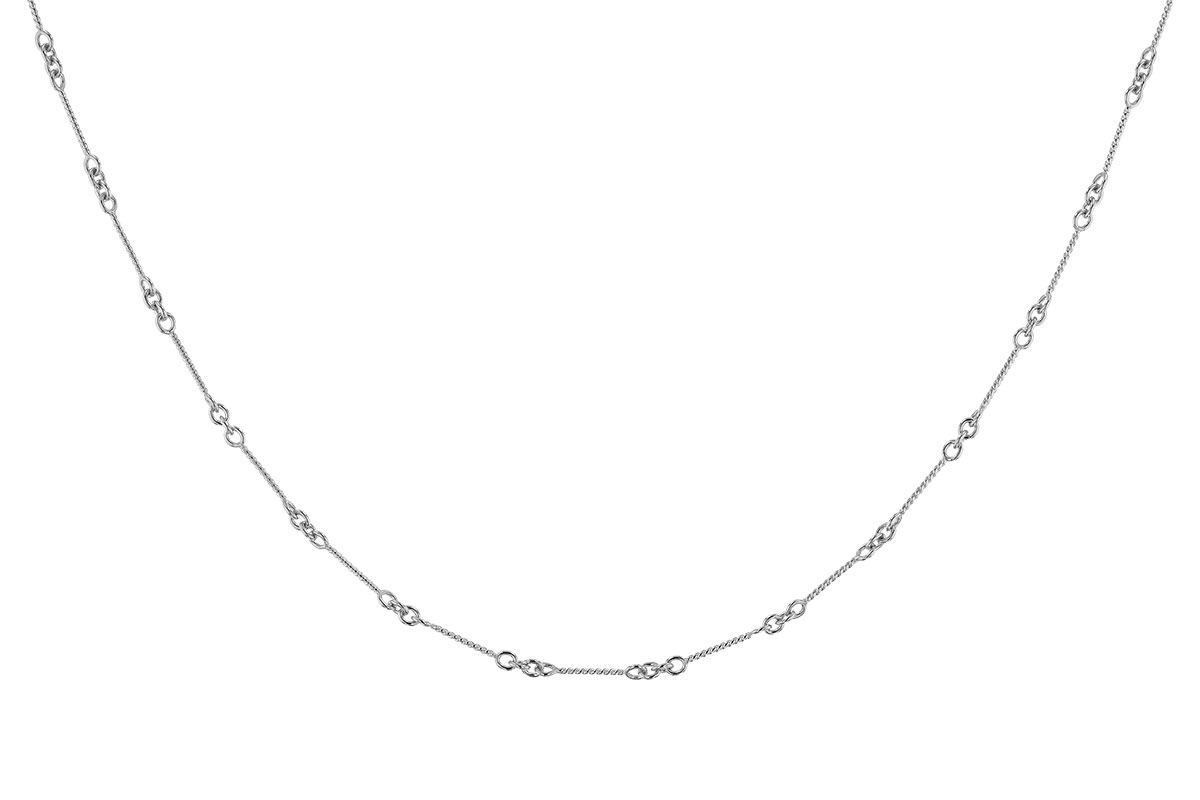 C320-09103: TWIST CHAIN (16IN, 0.8MM, 14KT, LOBSTER CLASP)
