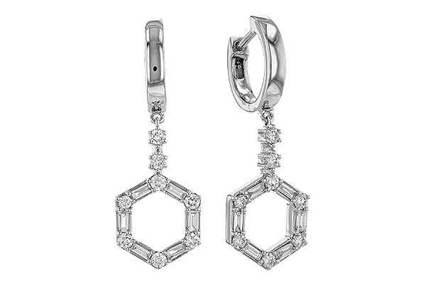 G320-10021: EARRINGS .23 BAG .60 TW