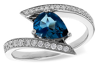 G320-10030: LDS RG 1.04 LONDON BLUE TOPAZ 1.28 TGW (8x6MM)