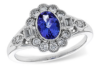 G320-10057: LDS RG .80 TANZANITE 1.20 TGW (7x5MM OV)